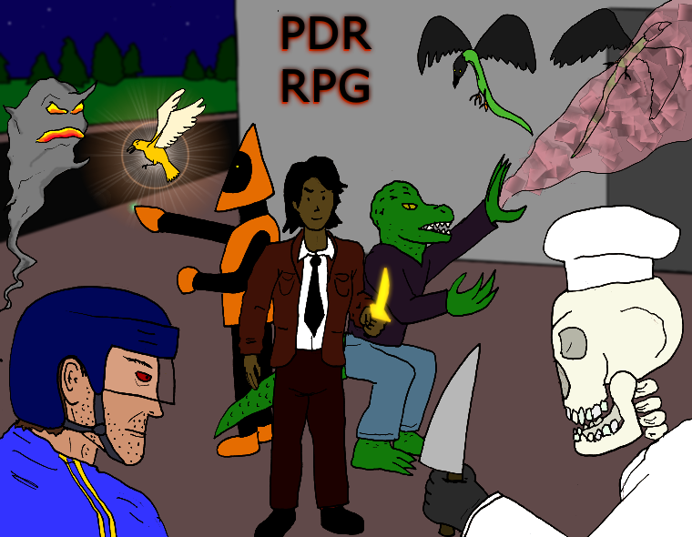A Sample PDR RPG party